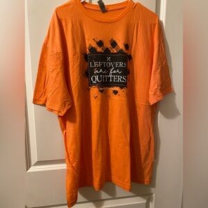 Gildan Softstyle Orange Graphic T-Shirt